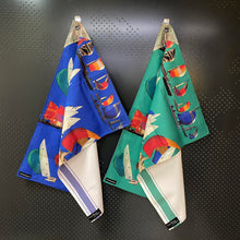 Load image into Gallery viewer, Racing Boat Tea Towel Set
